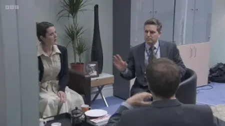 Screenshot: So she's a security risk? Oh, no - I'd forgotten. You're not allowed within 50 feet of a woman.