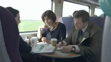 Screenshot: We so should have sat separately in first.