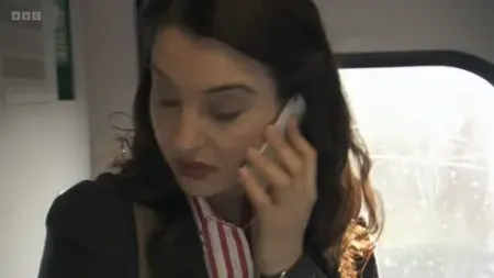 Screenshot: It's a panicky thumbs up, from the vestibule.