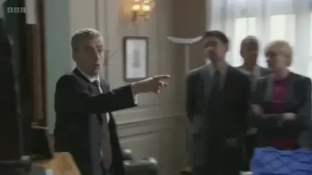 Screenshot: You. Bland fucking robot droid, clear that shit out of there.