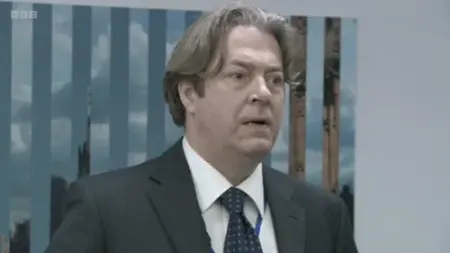 Screenshot: You have presided over a shambolic showering of info. Peter Mannion.