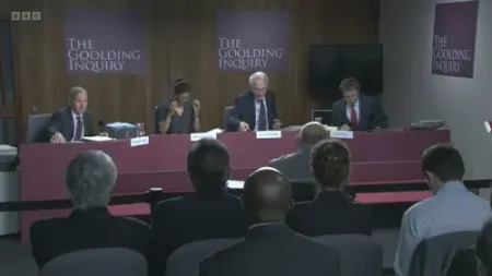 Screenshot: Our first witness today is, er, is Mr Stewart Pearson.