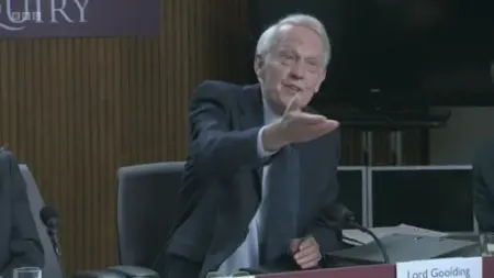 Screenshot: Please be seated, Mrs Coverley. Thank you very much.