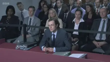 Screenshot: Well, do I, do I look like I could be bullied by Mr Tucker?