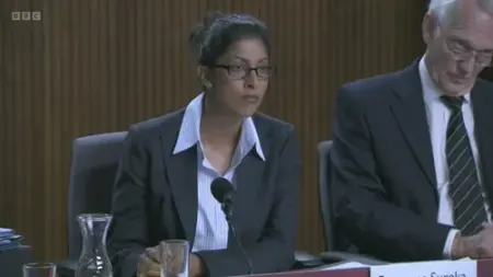 Screenshot: when I say that we're all thinking of you, er, and, er, you have been...