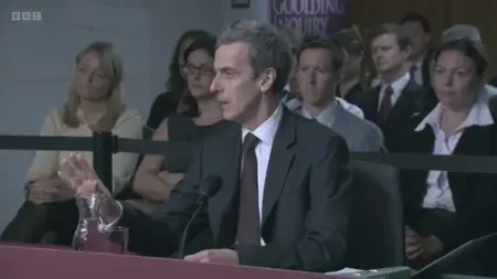 Screenshot: while someone doing a, you know, "What me, guv?" panto act,
