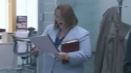 Screenshot: Ah. Yeah, OK, err, um, Peter, may I just... No, you may not.