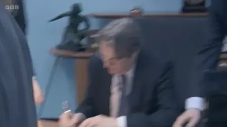 Screenshot: Fergus has got an idea about the police backlog, just tell him. Yeah, I'm going to.