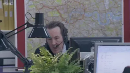 Screenshot: How long? It's coming down. Hour, hour and a half, tops. OK.