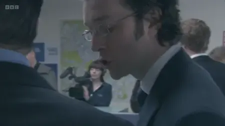 Screenshot: Um...don't clasp your hands behind your back, it makes you look like you've been cuffed.