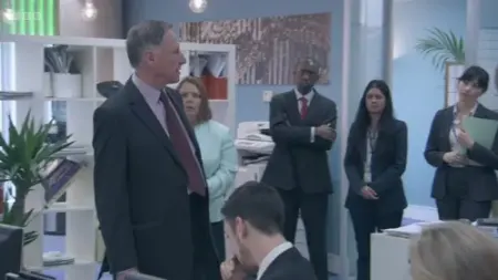 Screenshot: Thanks for the speech, Glenn, but we have work... You stay and take the punishment! Hoo-hoo-hoo!